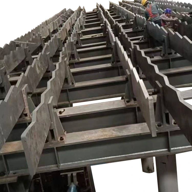 Stopniowe zimne łóżko z zębatką