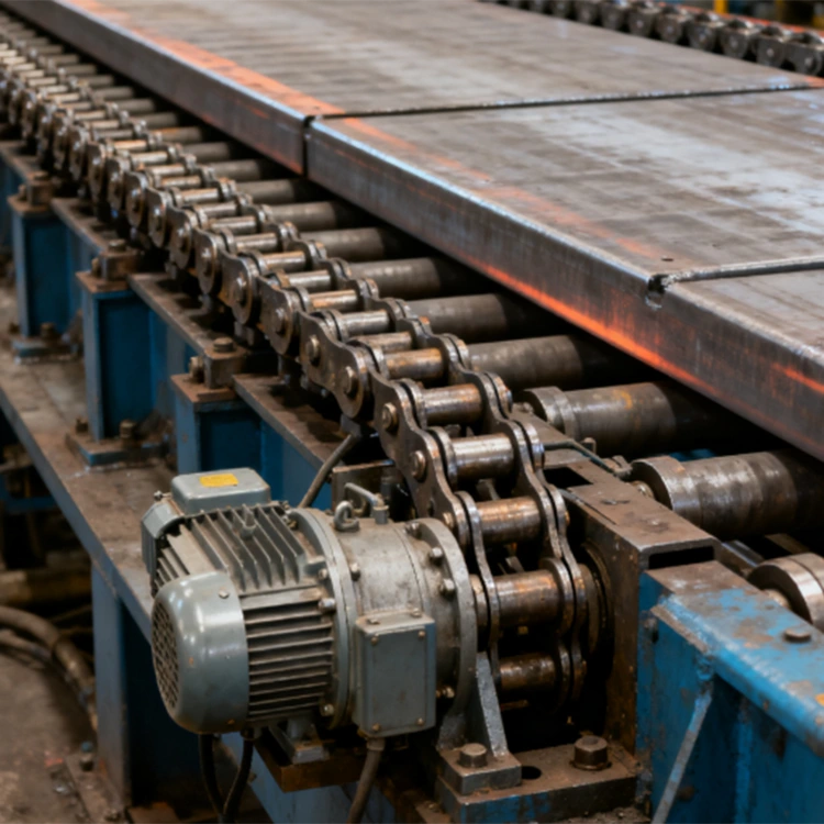 Zimne łóżko typu łańcuchowego transportowego